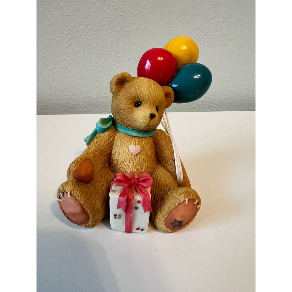 ENESCO Nina Cherished Teddies Beary Happy Wishes Cake Topper Figurine